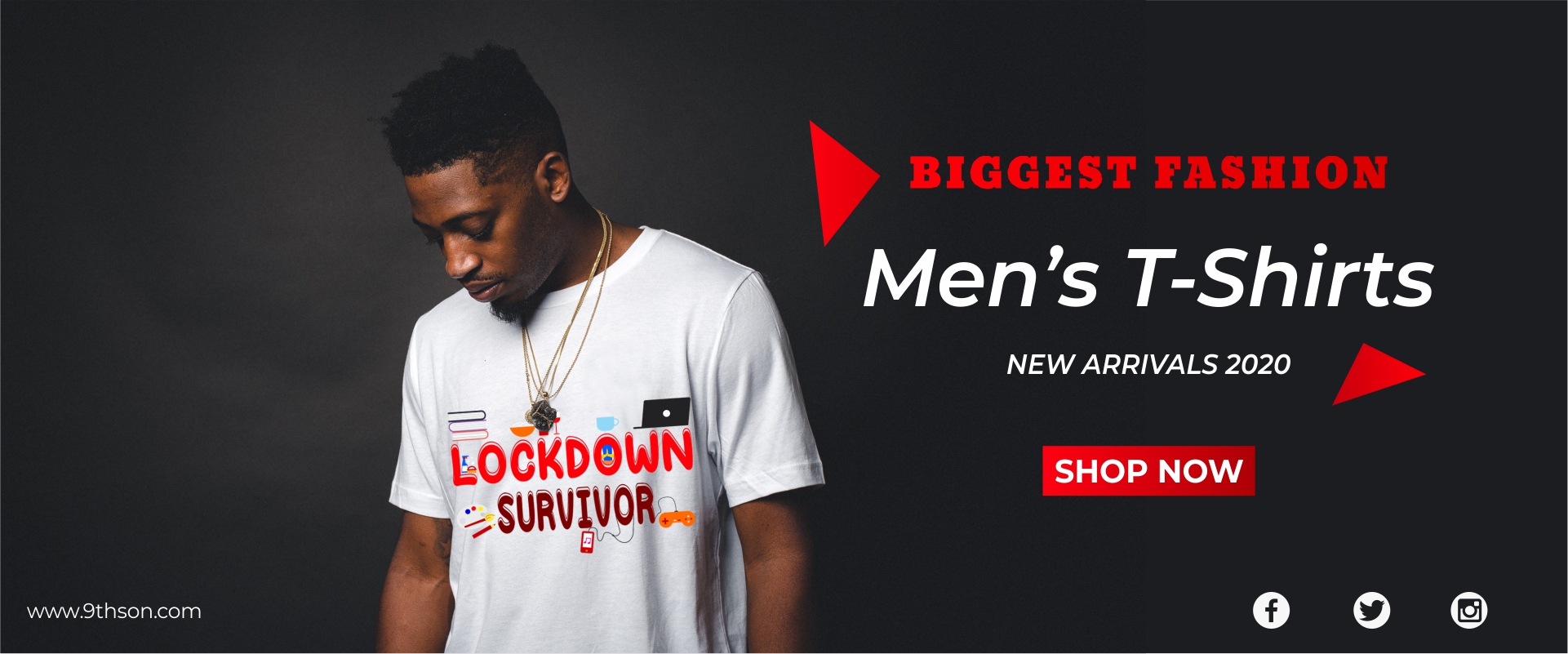 Lock Down Survior Mens T Shirt - Online
